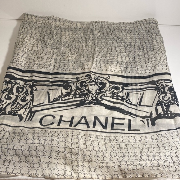Chanel Silk Scarf - Picture 1 of 5